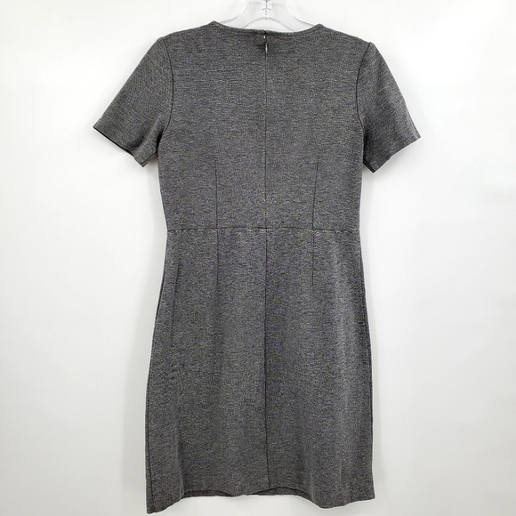J. Crew Mercantile Gray Short Sleeve Casual Mini Dress - Picture 2 of 8